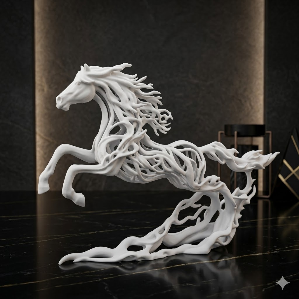 White Ethereal Horse