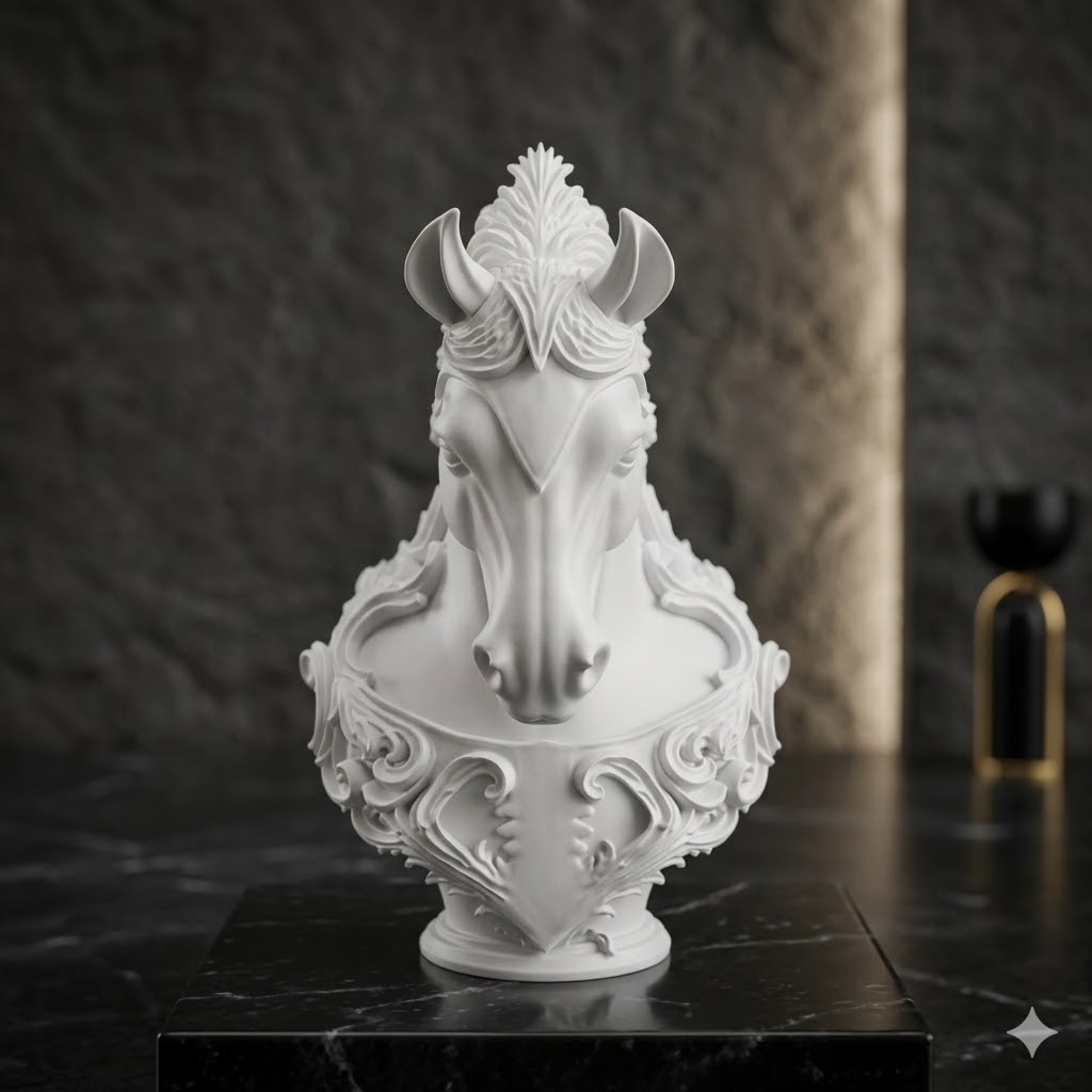 White Horse Sculpture thumbnail 2
