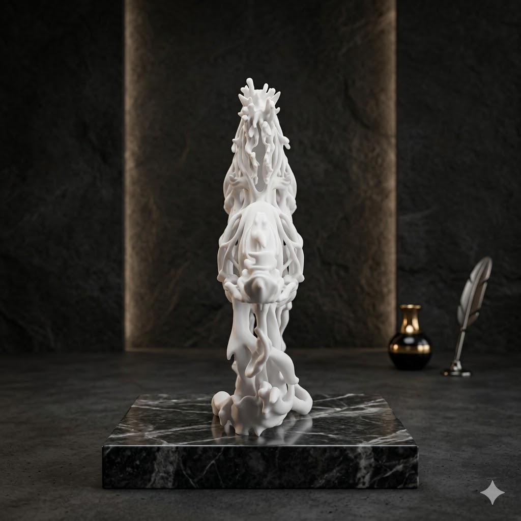 White Ethereal Horse thumbnail 4